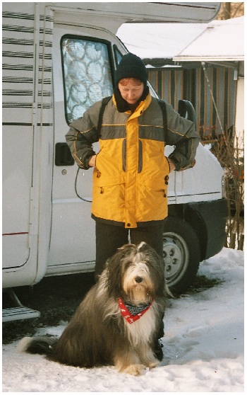 Der Beardie-Reisetransporter